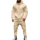 Men's Loose Sports Hooded Sweatshirt And Pants Set