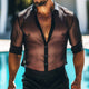 Men's Casual Cool Lapel Long Sleeve Shirt