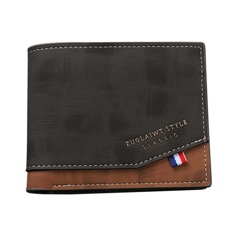 Men's Multi-Card Zipper Leather Wallet