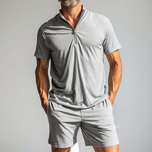 Men's Simple Breathable And Comfortable Sports Suit