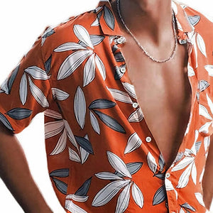 Men's Spring And Summer Printed Casual Shirt