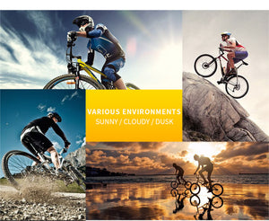 Gafas de ciclismo deportivas multicolor, gafas de moda coloridas