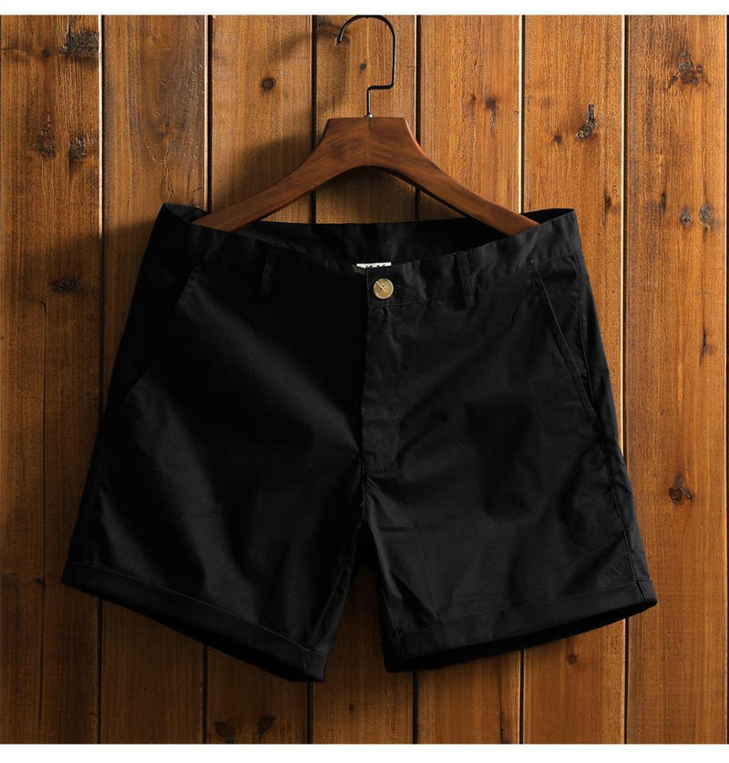 Men's stretch three-point suit shorts