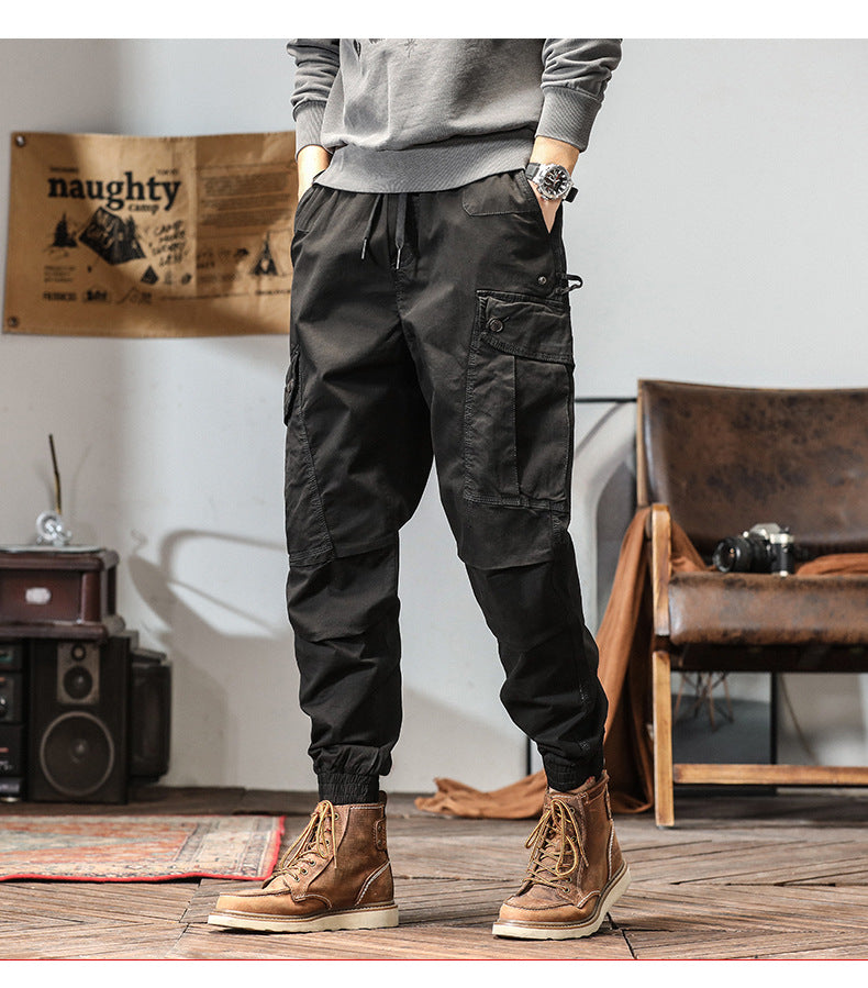 Men's Marden Overalls Tactical Military Wind Casual Pants