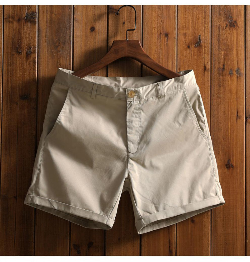 Men's stretch three-point suit shorts