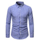 Men's Fashion Casual Business Long Sleeve Shirt