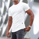 Men's Round Neck Sports Fitness Short Sleeve T-Shirt