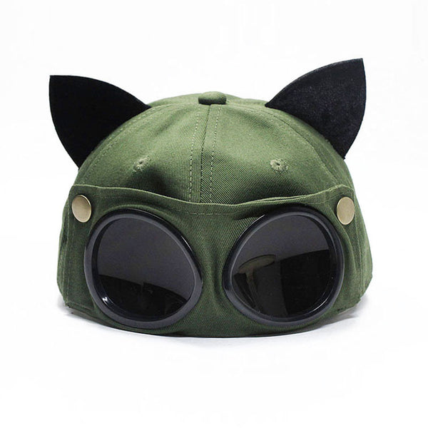 Reverse Spectacles Peaked Cap Sunglasses Baseball Cap