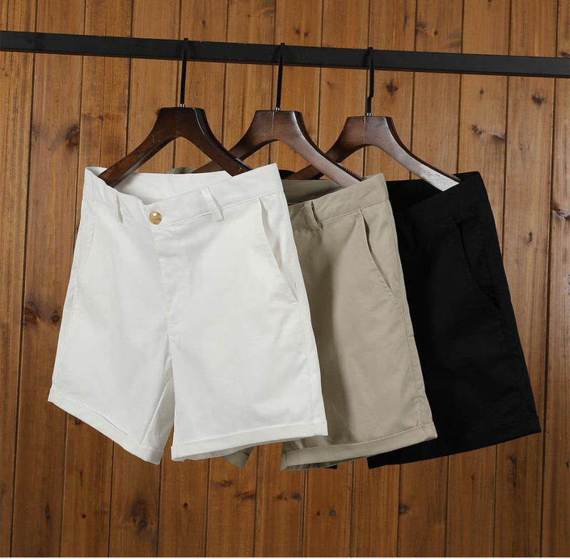 Men's stretch three-point suit shorts