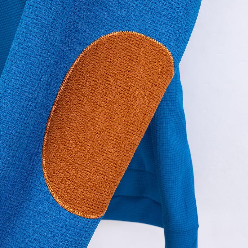 Men's Outdoor Casual Stand Collar Waffle Sweatshirt
