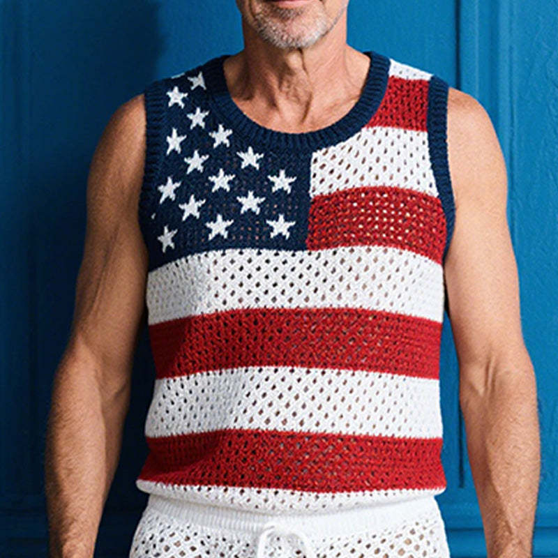 Conjunto de pantalones cortos deportivos informales sin mangas de tejido de moda de primavera para hombre