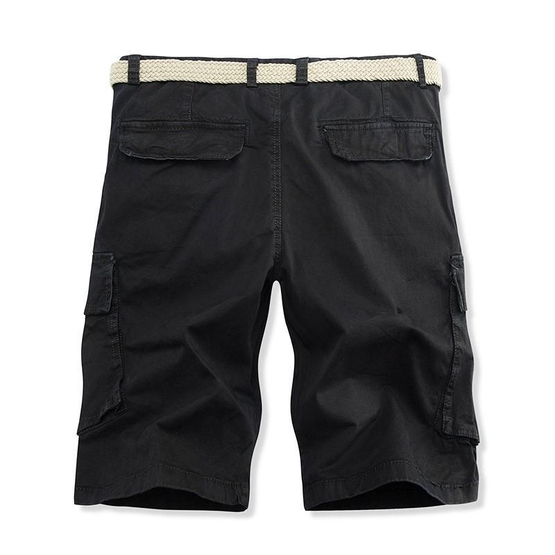 Pantalones cortos cargo rectos y holgados para exteriores para hombre