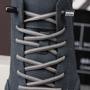 OUTDOOR FREIZEIT MID TOP MODE CASUAL WANDERSTIEFEL AUS LEDER