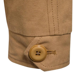 Lässige Herren-Cargojacke aus gewaschener Baumwolle mit Patchwork-Kapuze und schmaler Passform 