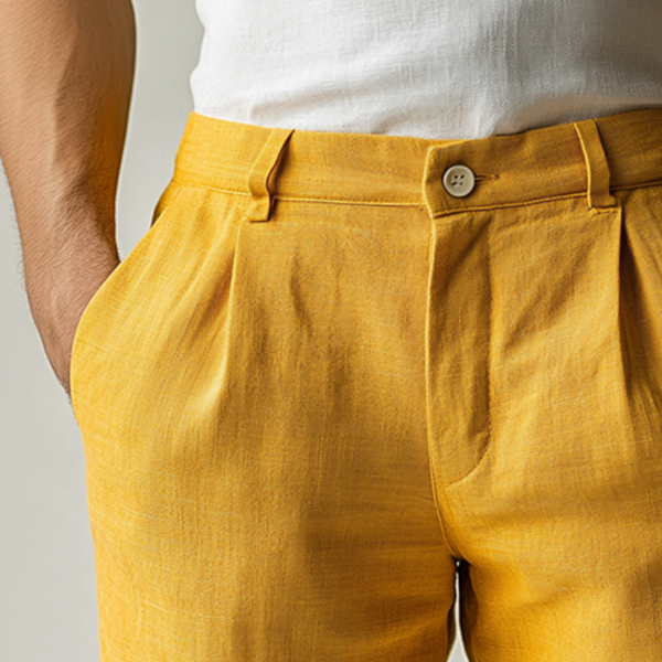 Men's Retro Casual Linen Shorts
