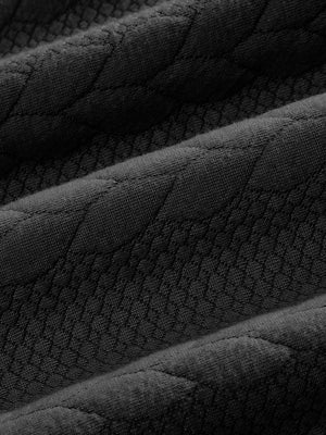 SUDADERA CASUAL CON CUELLO JACQUARD PARA HOMBRE SUDADERA CASUAL CON MEDIA CREMALLERA PARA HOMBRE