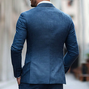 Men's Spring And Autumn Comfortable Two-Button Blazer