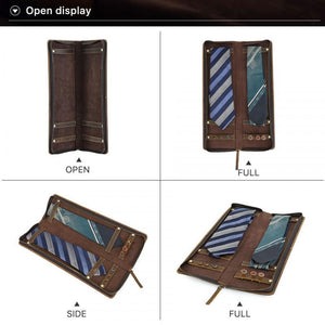 Men's Classic Vintage Portable Tie Storage Bag