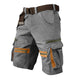 Pantalones cortos cargo multibolsillos para actividades al aire libre para hombre