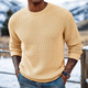 Men's Retro Crew Neck Western Style Knitted Sweater Pullover