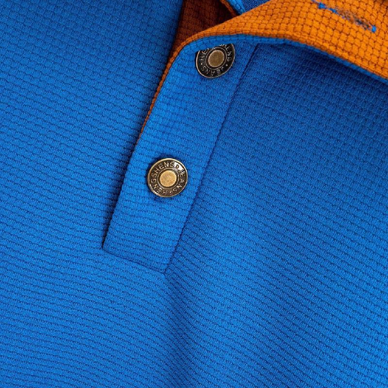 Men's Outdoor Casual Stand Collar Waffle Sweatshirt