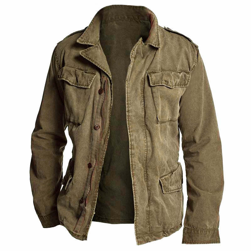 Men's Vintage Casual Workwear Field Jacket