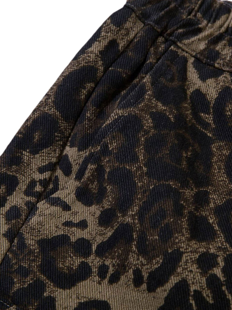 Street Leopard Print Shorts