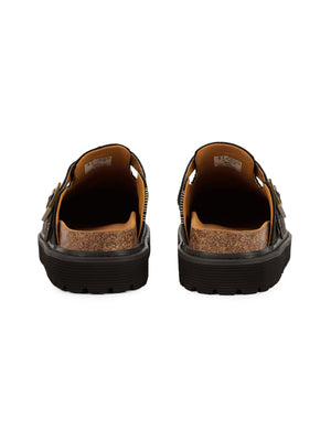 Birkenstocks vintage de mezclilla bordada 