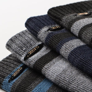 Warmer Outdoor-Zylinderhut mit gerader Krempe und flachem Gewebe für Herren