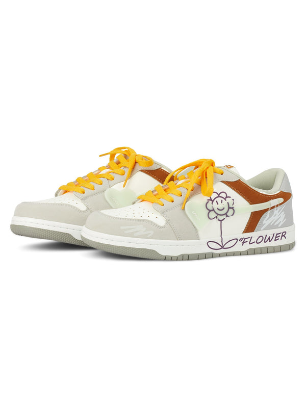 Sunflower Hip-Hop Skate Shoes