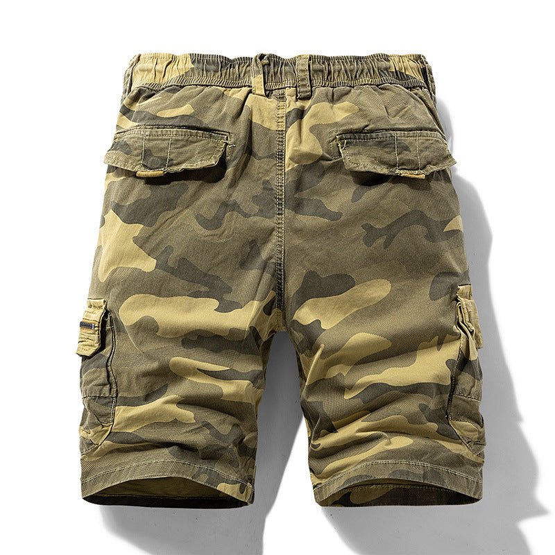 CAMO STREET OUTDOOR WORK WEAR COTTON SHORTS