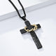 Vintage Casual Thorn Wreath Cross Necklace