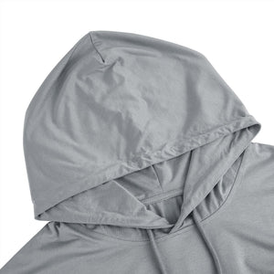 CAMISETA SIN MANGAS CON CAPUCHA Y SECADO RÁPIDO CON ESTAMPADO NOBODY