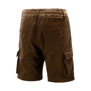 Men's Casual Outdoor Corduroy Multi-Pocket Cargo Shorts