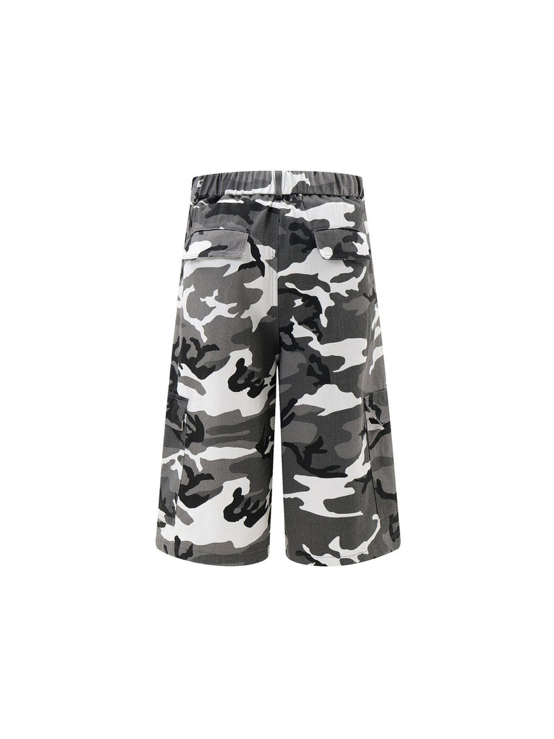 American High Street Camouflage Workwear Casual Jorts