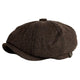 Men's Vintage Herringbone Woolen Beret