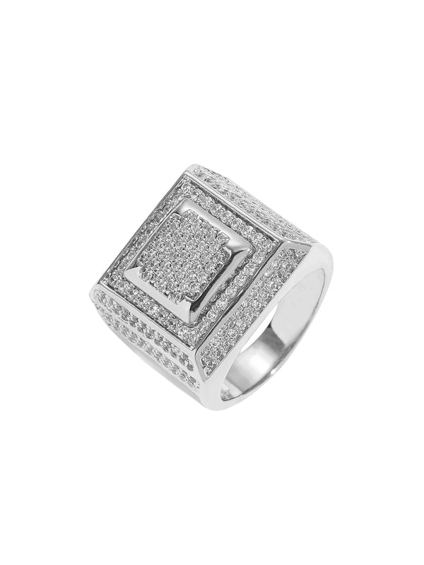 Hip Hop Zirconia Ring