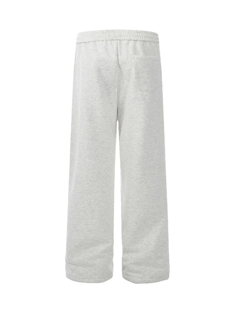 Striped Drawstring Fleece Sweatpants