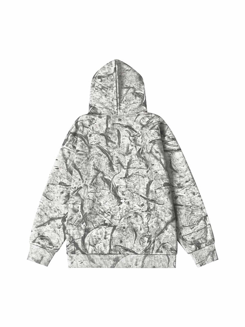 Camouflage Pullover Fleece Hoodie