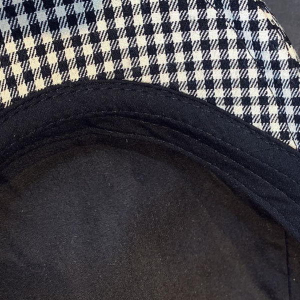 Boina vintage británica de pata de gallo para hombre
