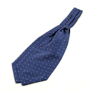 Camisa clásica vintage para hombre con bufanda Ascot