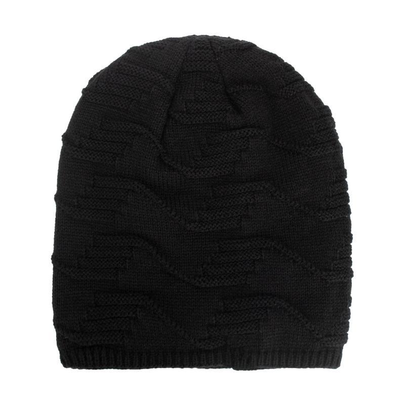Men's Vintage Plush Lined Warm Knitted Hat