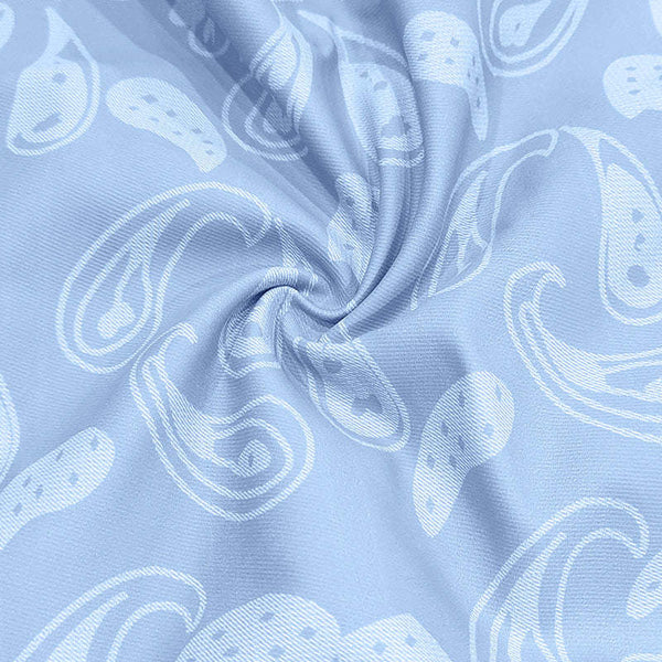 Pantalones cortos elásticos con estampado paisley para hombre