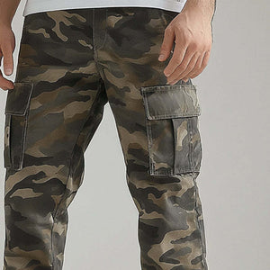 Camouflage-Cargohose für Herren im Outdoor-Stil 