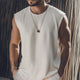 Herren Sommer Basic Einfarbiges Schweißabsorbierendes Tanktop