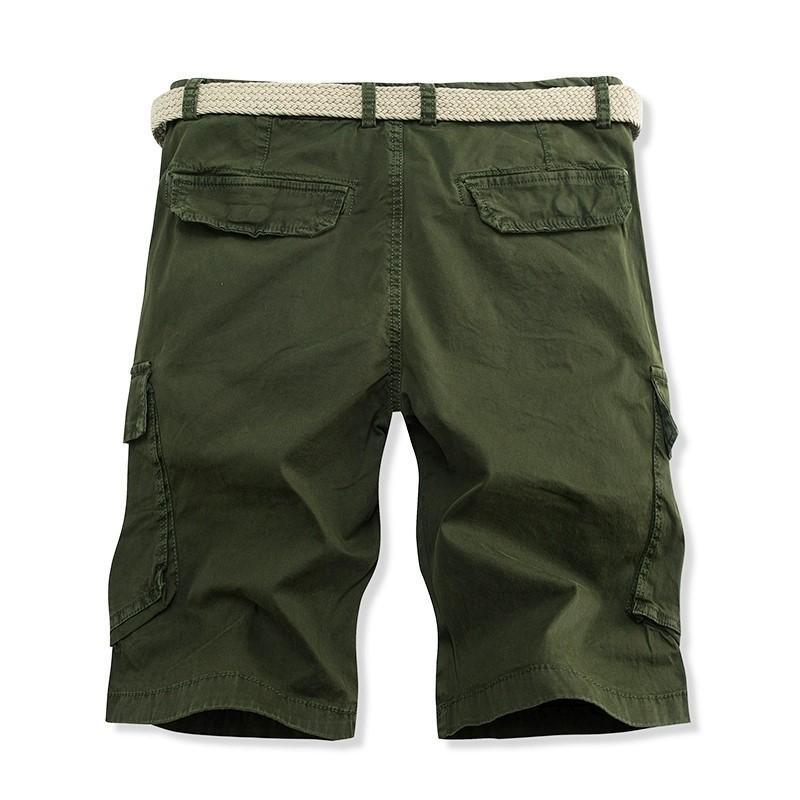 Pantalones cortos cargo rectos y holgados para exteriores para hombre