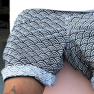 Men's Retro Casual Ethnic Style Geometric Print Drawstring Shorts