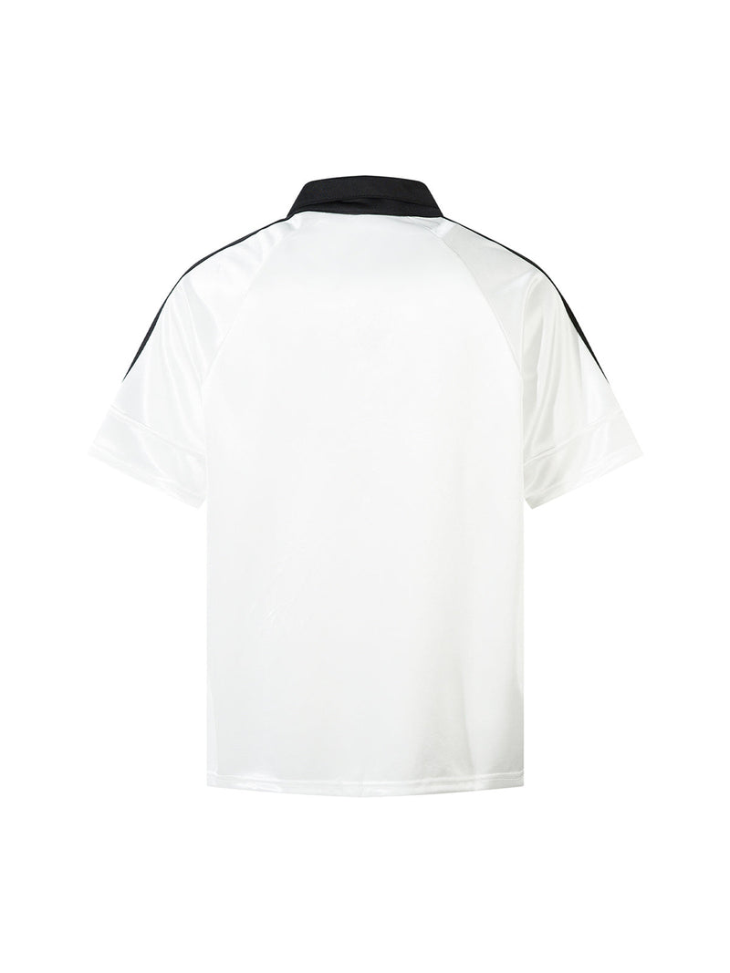 Street Flame Embroidery POLO T-Shirt