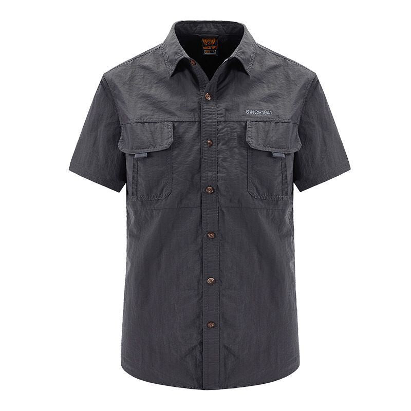 QUICK DRYING BREATHABLE WATERPROOF SHIRT BUTTON DOWN TOP