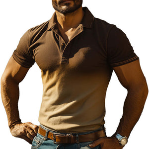 Polo de manga corta para hombre, elegante y cómodo.